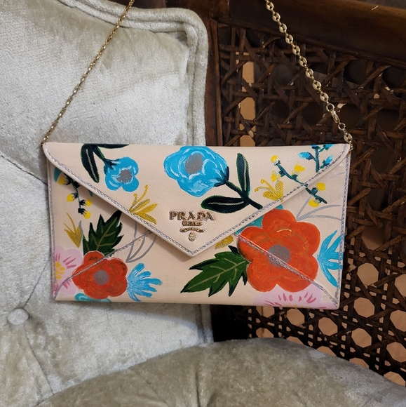 Prada Handbags - Authentic Prada saffiano envelop continental flap wallet